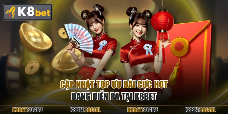 Cập nhật top ưu đãi cực hot đang diễn ra tại K8BET